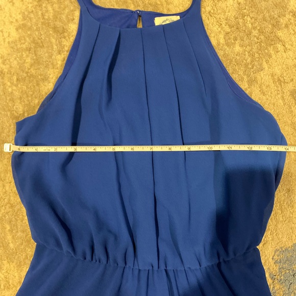 Blue mini high neck dress - Picture 5 of 5